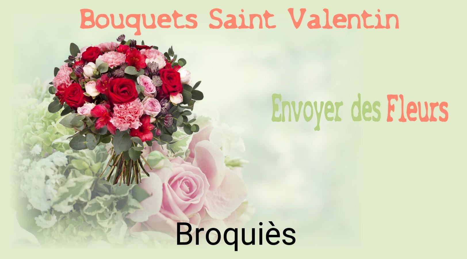 Roses de Saint-Valentin livrées à Broquiès